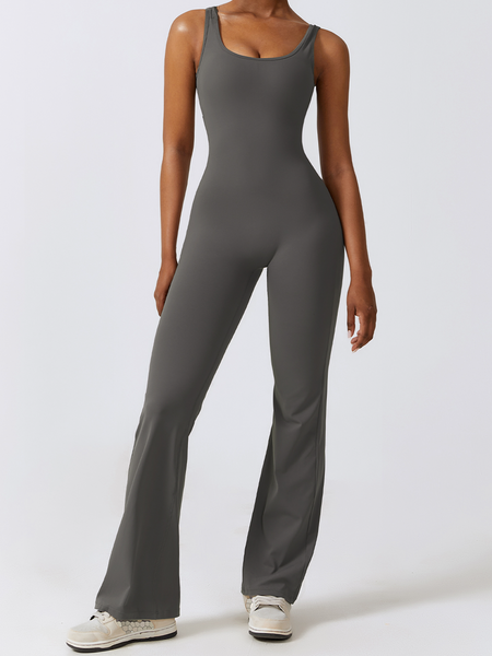 Jade Flare Bottom Jumpsuit