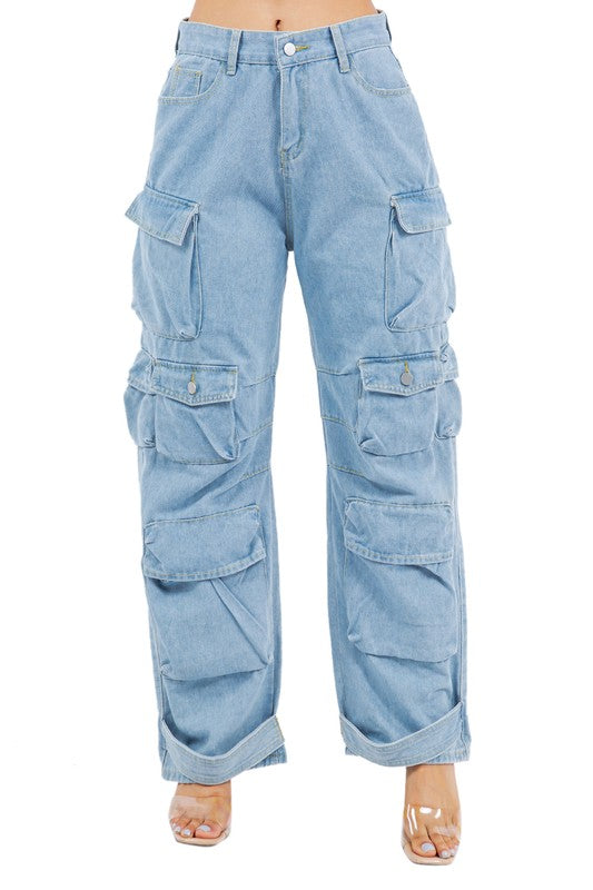 Race My Mind Cargo Jeans