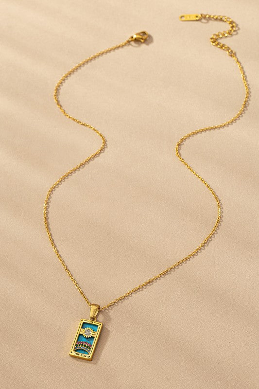 Tarot Gold Necklace