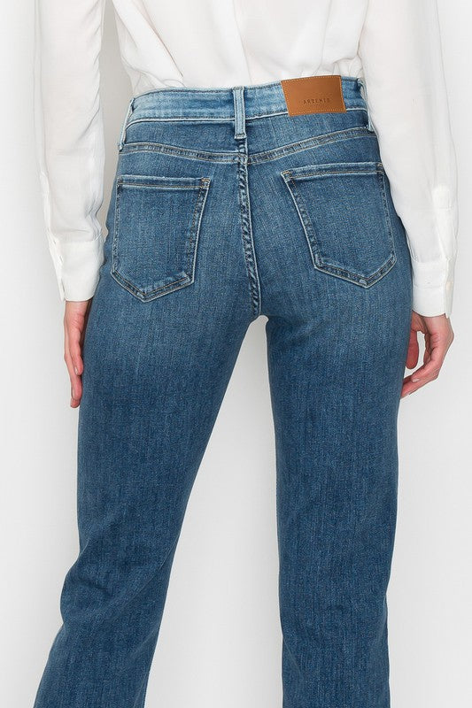 Lacy Two-Tone Jeans