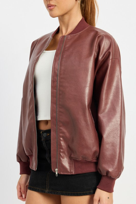 Espresso Leather Jacket