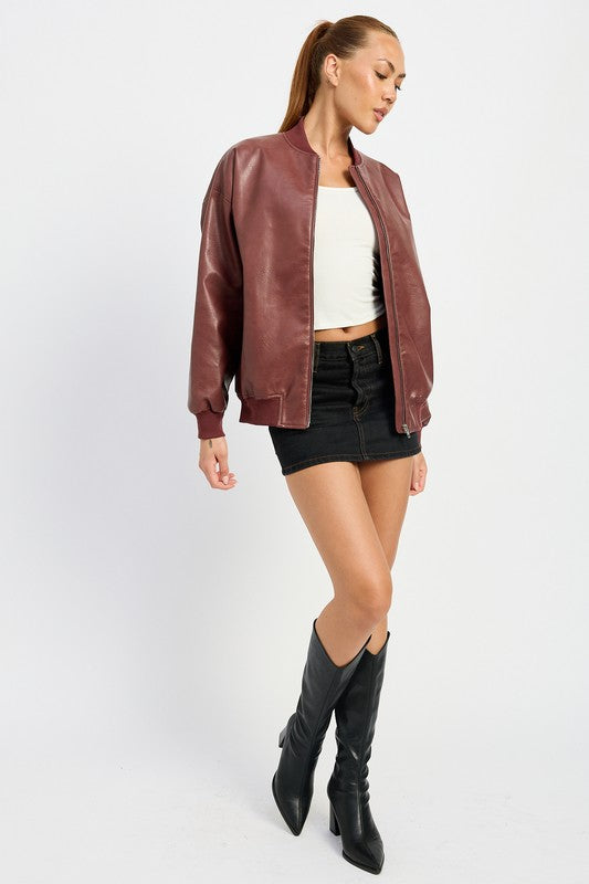 Espresso Leather Jacket