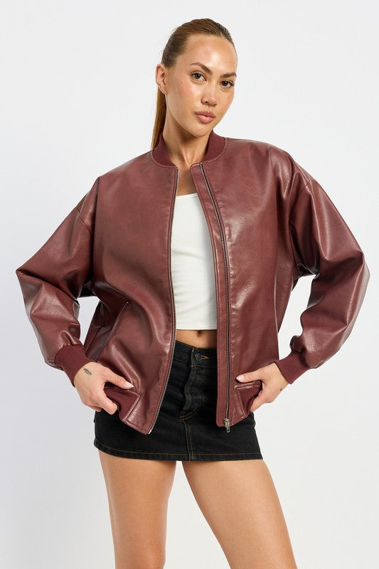 Espresso Leather Jacket