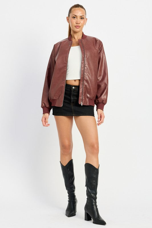 Espresso Leather Jacket