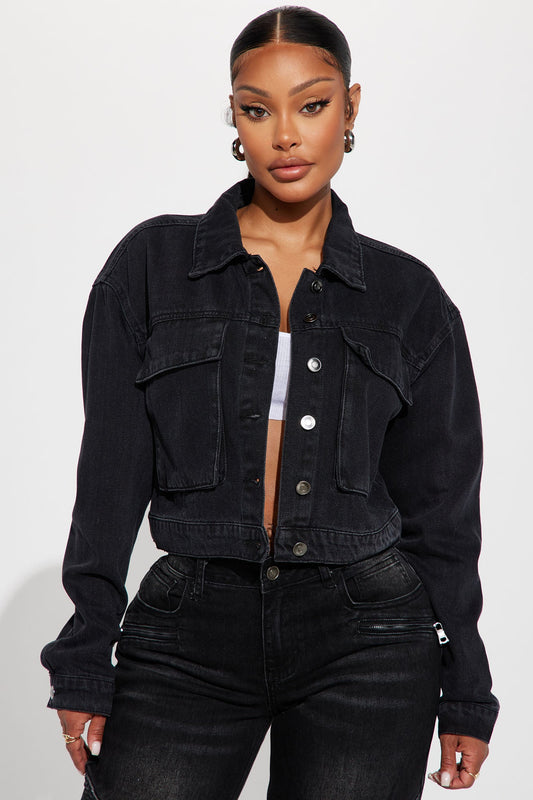 Onyx Denim Jacket