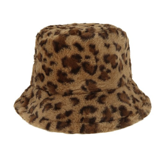 Leopard Print Bucket Hat