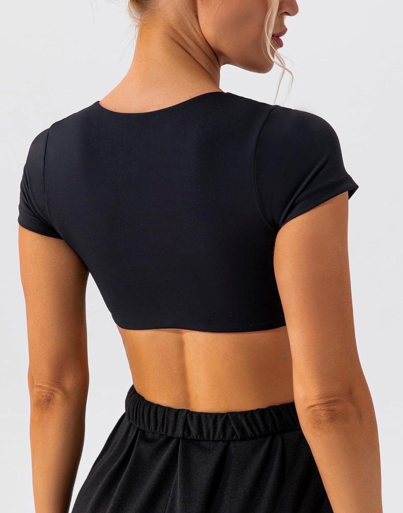 Lexi Short Sleeve Crop Top