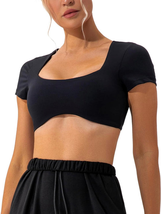 Lexi Short Sleeve Crop Top