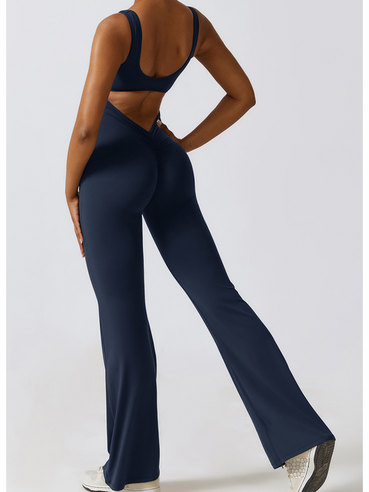 Jade Flare Bottom Jumpsuit