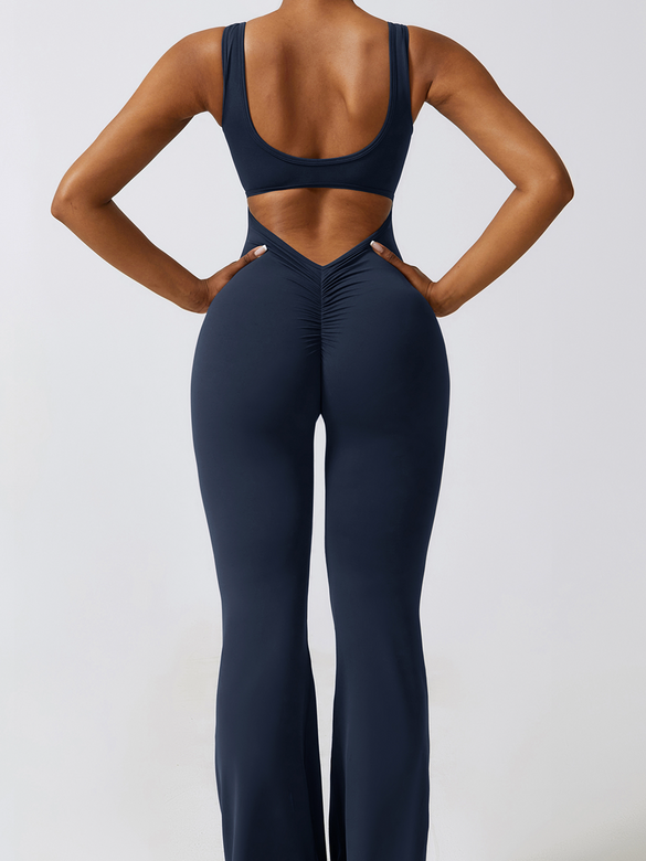 Jade Flare Bottom Jumpsuit