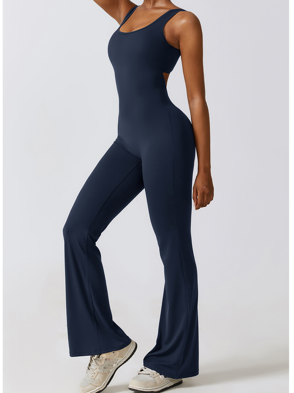 Jade Flare Bottom Jumpsuit