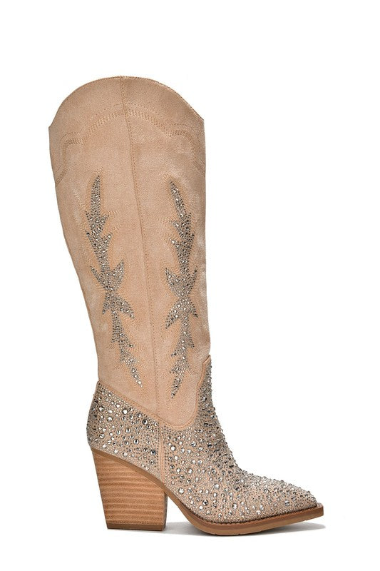 Elle Embellished Western Boot